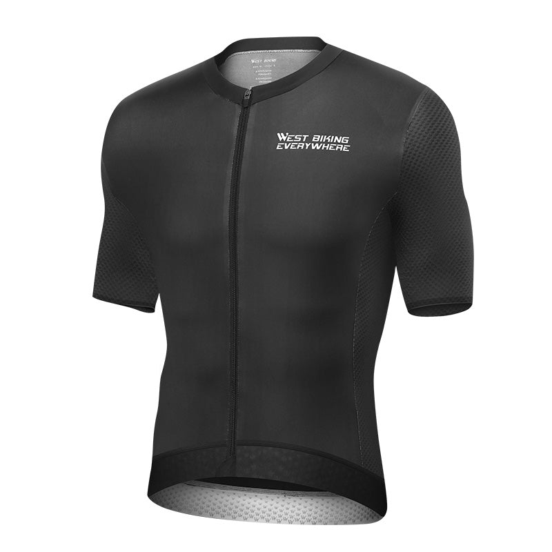 WEST BIKING YP0206170 Short Style Slim Fit Cycling T-Shirt MTB Bike Quick Drying Smooth Zipper Short Sleeve Top WEST BIKING YP0206170 Short Style Slim Fit Cycling T-Shirt MTB Bike Quick Drying Smooth Zipper Short Sleeve Top